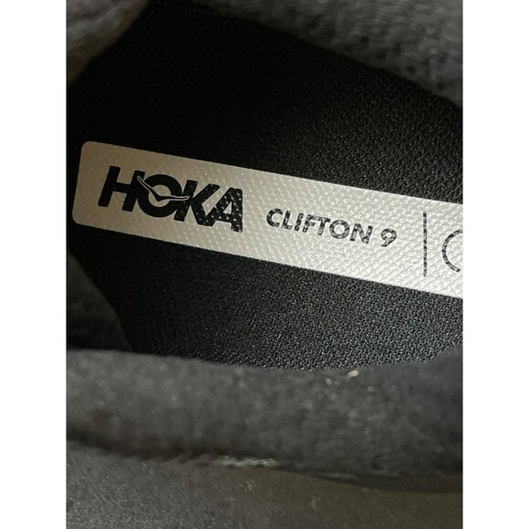 New Hoka Clifton Running Shoes Size 8 Black Breathable Athletic Sneaker Shoes - Picture 8 of 10